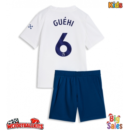 Manchester City Marc Guehi #6 Replica Third Stadium Kit for Kids 2026-27 Short Sleeve (+ pants)